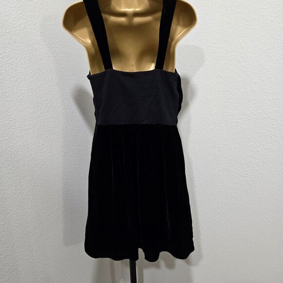 Express Black Y2K Velvet Silk Blend Cocktail Party Dress 6 Whimsigoth Drape Wrap - Picture 5 of 11